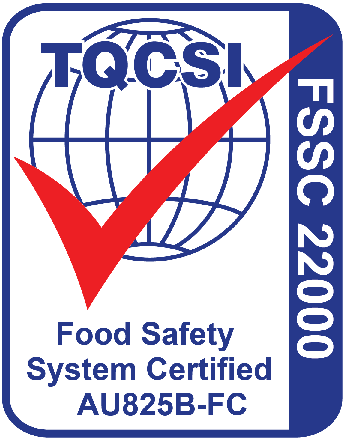 AU825B-FC FSSC 22000 Certification Mark Artboard